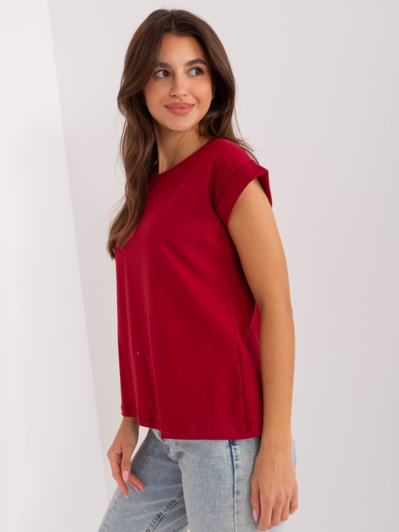 pol_pl_Hurt-Bordowy-bawelniany-t-shirt-damski-BASIC-FEEL-GOOD-401557_2.jpg