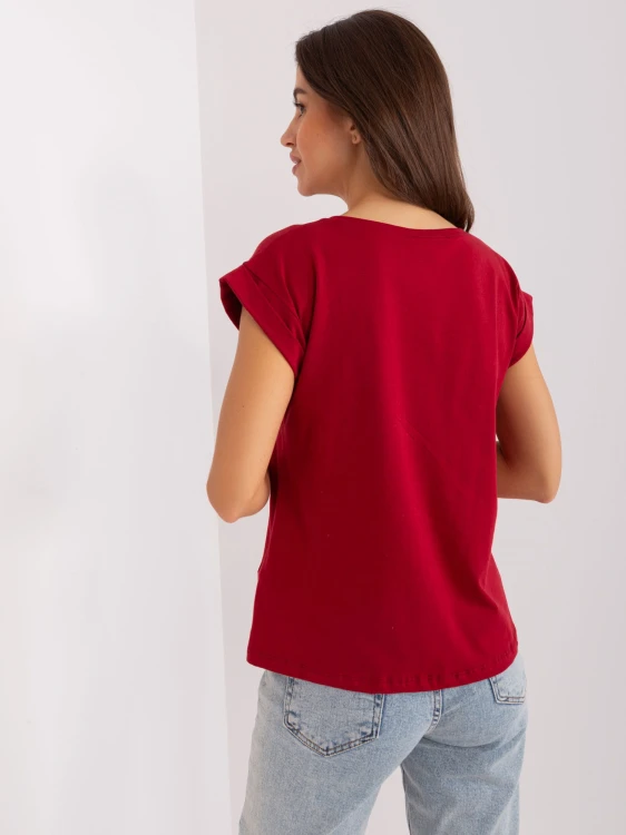 pol_pl_Hurt-Bordowy-bawelniany-t-shirt-damski-BASIC-FEEL-GOOD-401557_3.jpg