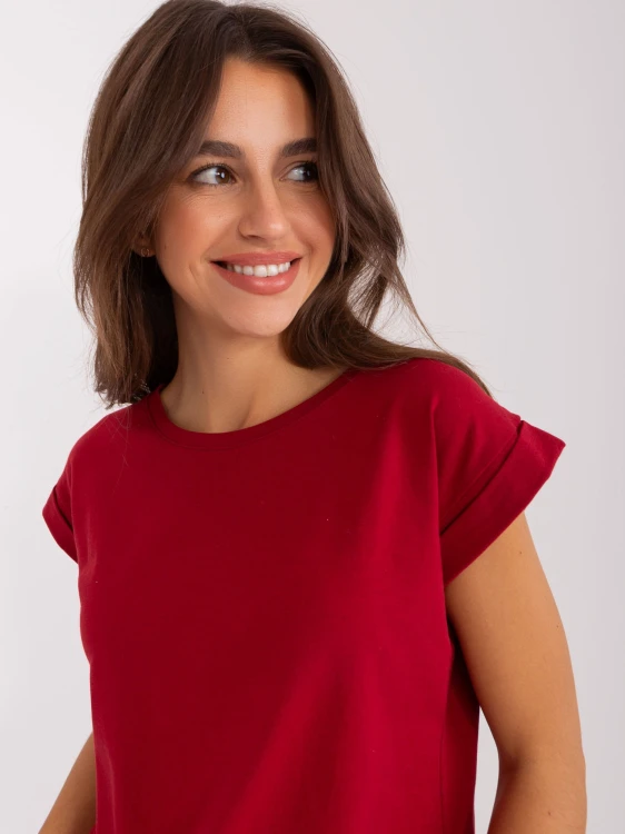 pol_pl_Hurt-Bordowy-bawelniany-t-shirt-damski-BASIC-FEEL-GOOD-401557_4.jpg