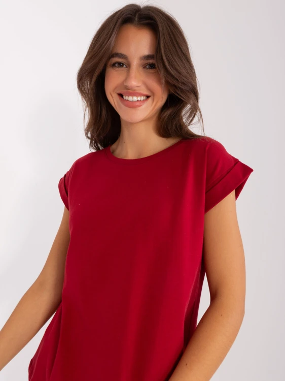 pol_pl_Hurt-Bordowy-bawelniany-t-shirt-damski-BASIC-FEEL-GOOD-401557_6.jpg